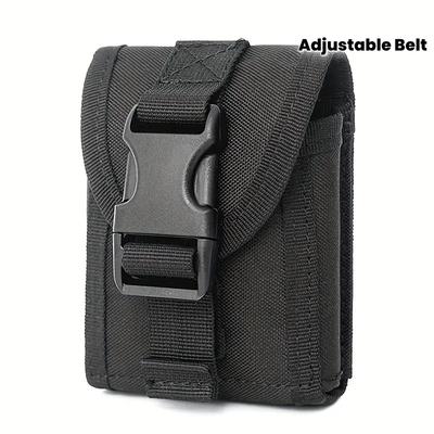 Organisateur Modulaire en Nylon: Pack de 1 Sacoche de Ceinture EDC & Pochette MOLLE avec Ceinture. Lavable à la main pour une utilisation en extérieur et tactique.