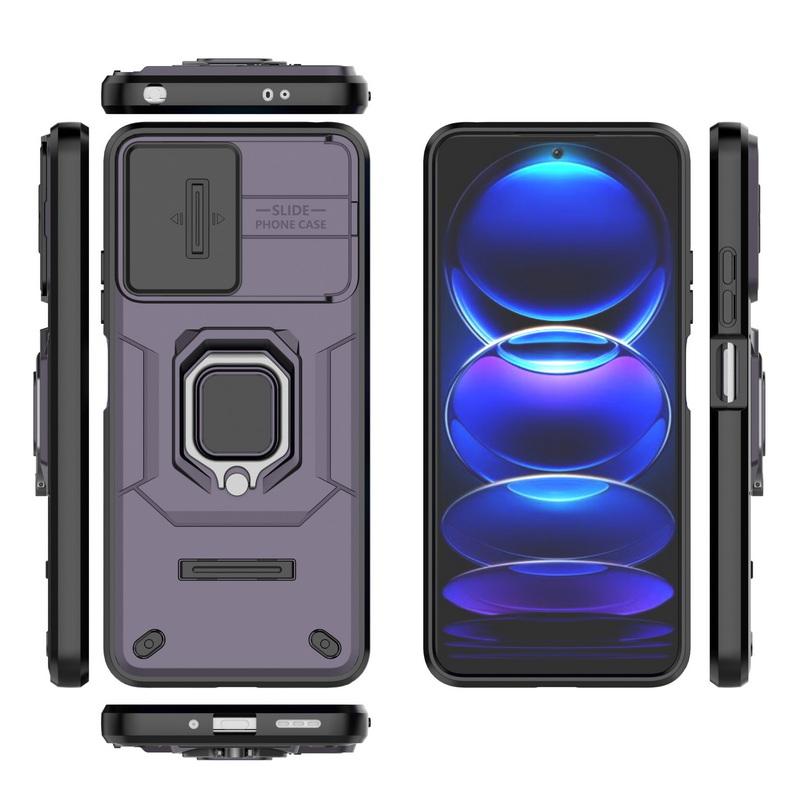 

Для iPhone 15 14 Xiaomi Poco X5 Redmi Note 12 Samsung S23 Armor Push Windows Camera Противоударный чехол-держатель с задним кольцом