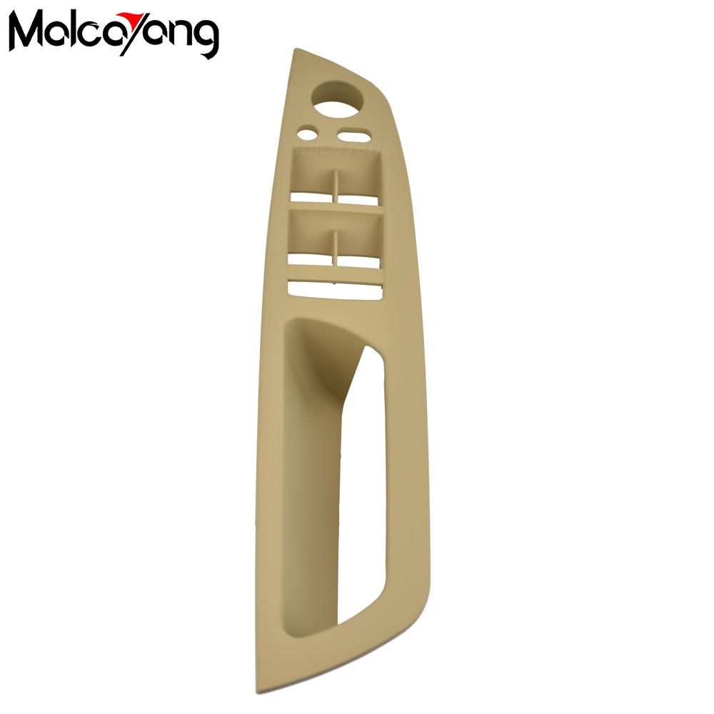 

51416969401 Автомобильные аксессуары, подлокотник внутренней двери, панель, ручка, накладка, комплект для BMW E70 E71 X5 X6 SAV бежевый