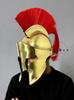 Spartan Helmet with Red Plume: King Leonidas Cosplay, Larp Helmet