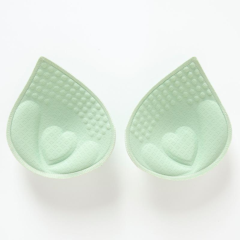 Split-Type Water Drop Mold Cup Yoga Sports Bra with Removable Inserts