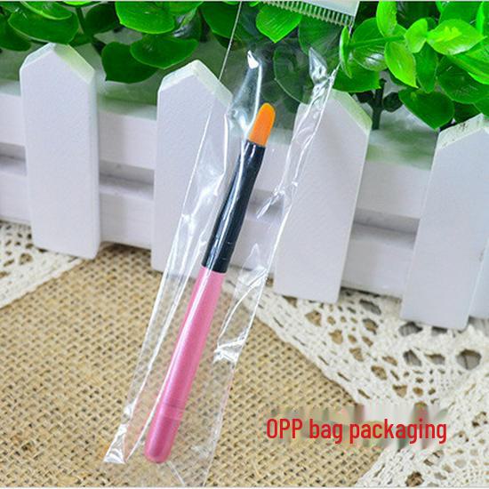 

Кисть для губ из синтетического волокна с длинной деревянной ручкой для макияжа и консилера