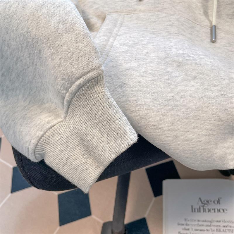 National sweater fleece thickened men's retro hoodie autumn and winter casual couple pullover jacket women's clothing