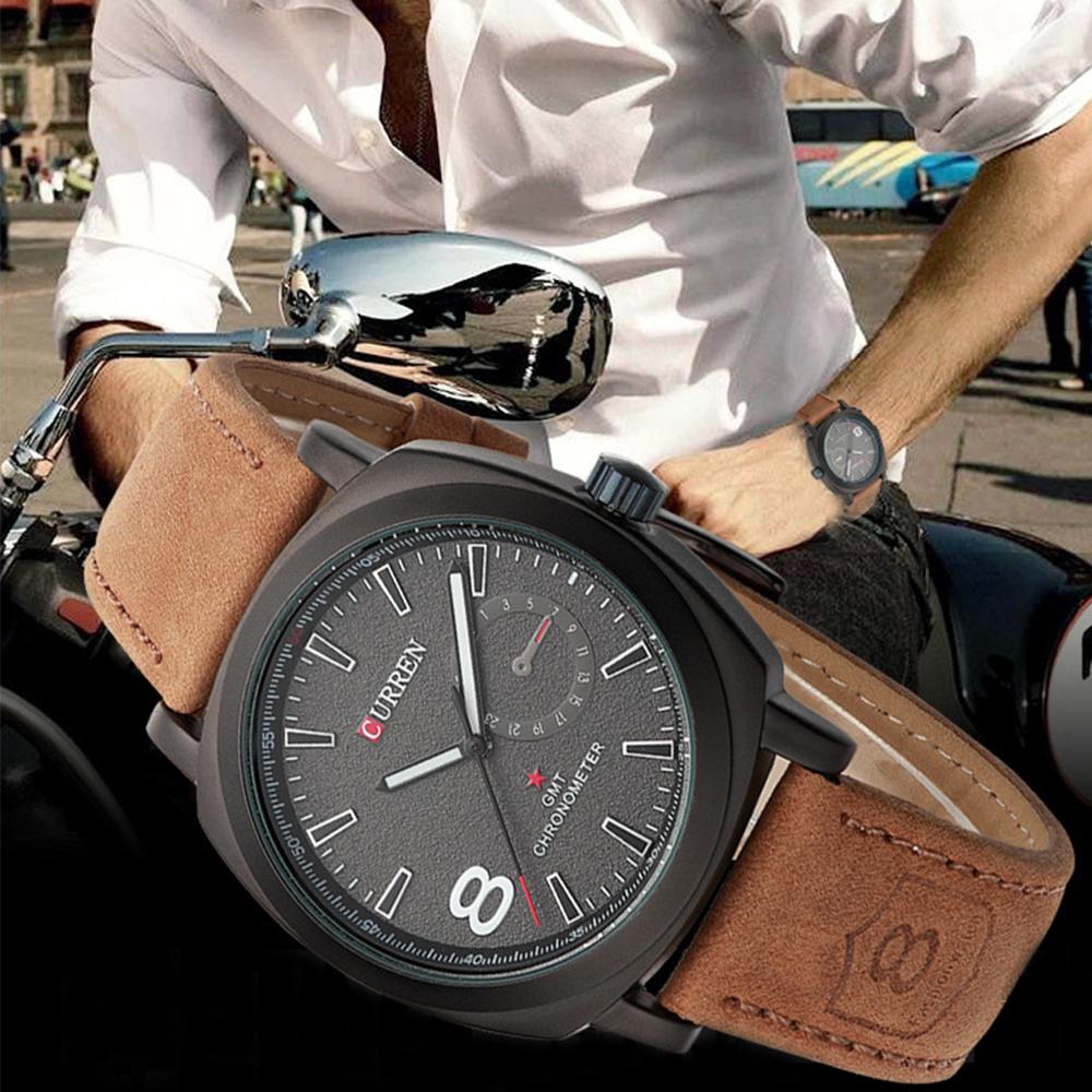 Men Watch Quartz Vintage Analog Business Casual Wrist Watch