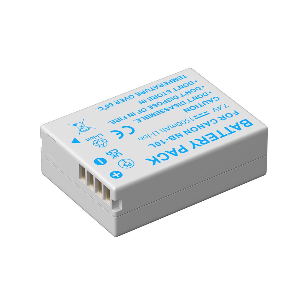 PALO 1400MAh NB-10L NB10L + Pengisi Daya LCD Dengan Port Tipe C & Kabel USB Untuk Canon G1X G15 G16 SX40HS SX50HS SX60HS SX40 SX50