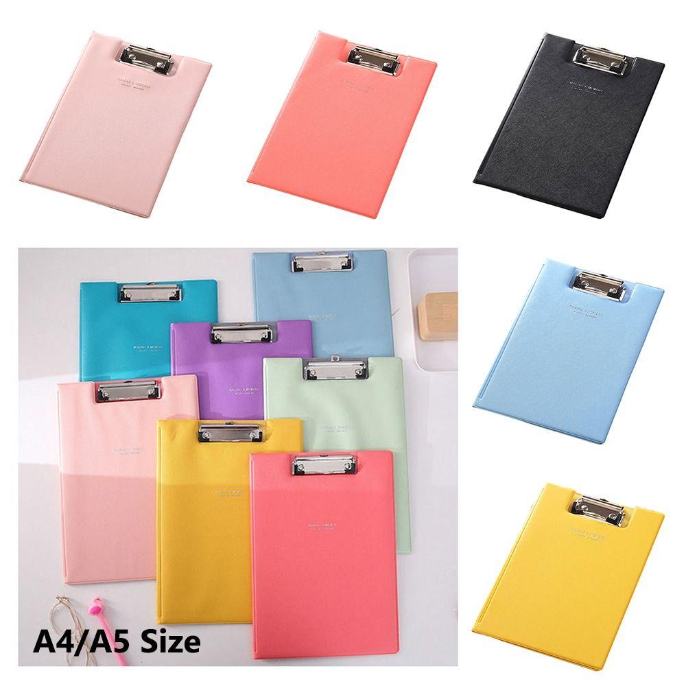 PU Leather Clipboard Color Contract Folder High Quality File Folder Gift