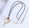 Necklace Retro Love Fashion Simple Versatile Sweater Chain Women'S Long Necklace