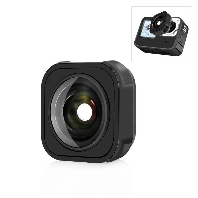 PULUZ Max Lens Mod Obiettivo Grandangolare per GoPro Hero13 Black / Hero12 Black / Hero11 Black / HERO10 Black / HERO9 Black