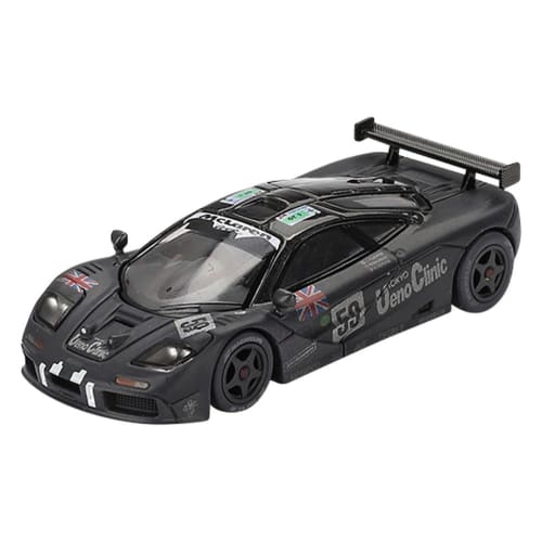 MINI GT 1/64 Scale McLaren F1 GTR Le Mans 24 Hours 1995 Winning Car #59 J.J.Lehto/Y.Dalmas/M.Sekiya Weathered Paint Finished Model MGT00870-L