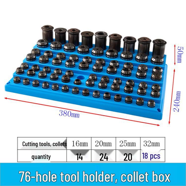 CNC Tool Storage Box for Drill Bits, Taps, Collets, Chucks, and End Mills