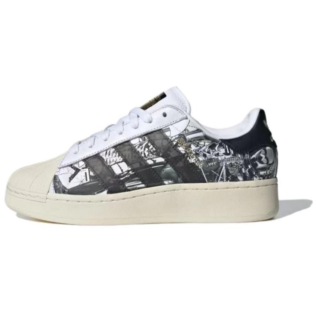adidas Star Wars x Nanzuka x Superstar XLG R2-D2 and C-3PO Unisex Sneakers White Cloud-White Core-Black IF9249