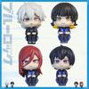 Blue Lock Action Figures Isagi Yoichi Bachira Meguru Anime Figure Q Version Figurine Pvc Collectible Model Kids Doll Toys Gifts