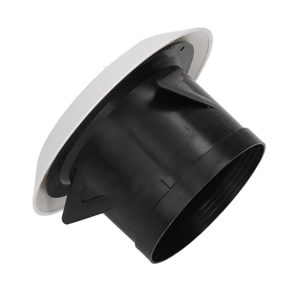 Round Air Vent ABS Louver Grille Cover Soffit for Bathroom Office Kitchen Ventilation 4in
