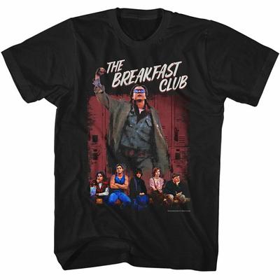 Breakfast Club Spinde Schwarz Erwachsenen T-Shirt