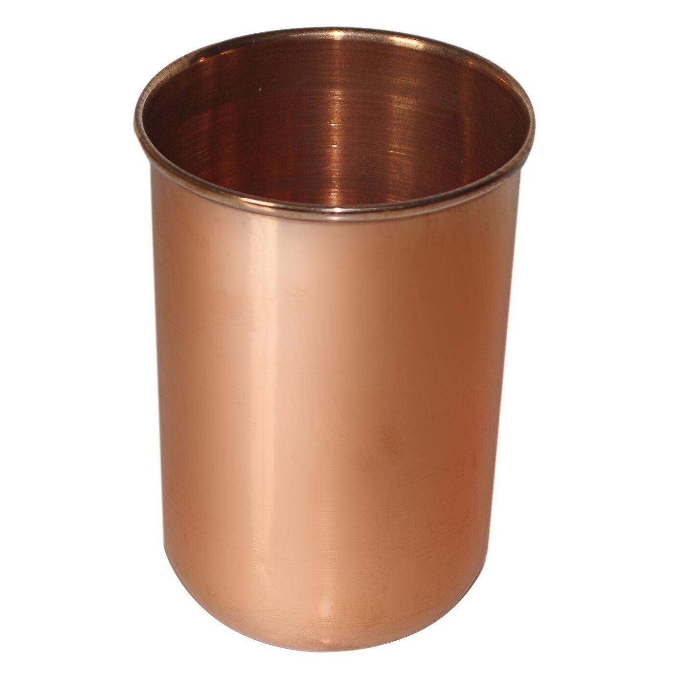 @ Copper Small Plain Tumbler For Serving & Drinking Water 300ml g695 Zr591-60%Off