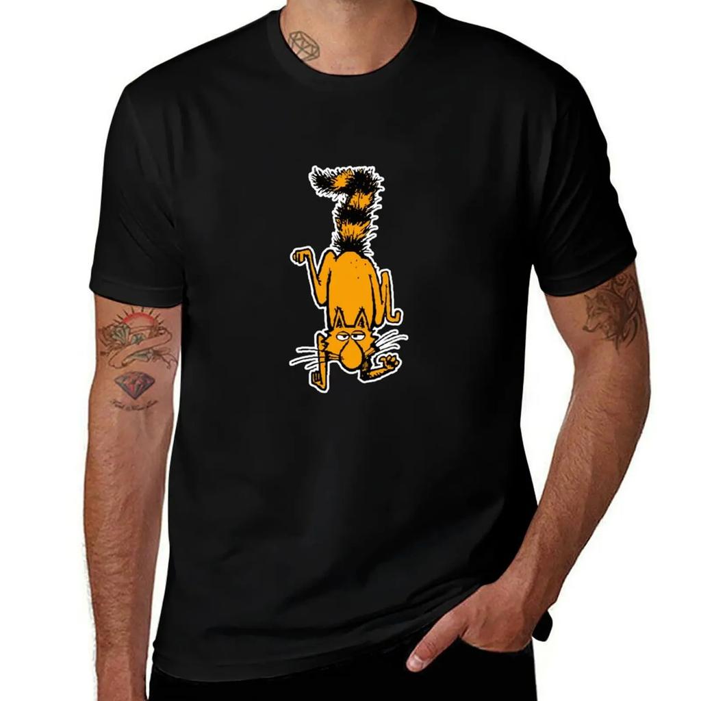 Tshirt T Cotton Essential Shirt Unisex Funny Cat S Shirts Fat Shirt Cotton T Freddy T