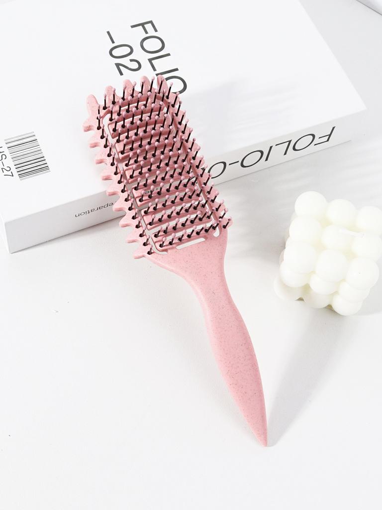 1 Stück Lockenstylingbürste - mit Nylonborsten und ABS-Griff, geeignet für alle Frisuren, erhältlich in mehreren Farben