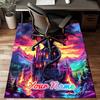 1PC Custom Name Dragon Castle Fantasy Theme Floor Mat Ideal for Living Room, Game Rooms, Office, Bedroom,Floor Mat Playful Design