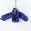 Cute Long-Tailed Monkey Key Chain Cartoon Cute Monkey Keychain Plush Toy Doll Bag Accessories Gift For Children