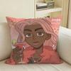 Manga All SSaints SStreet Square Sofa Pillow Cover Solid Color Living Room Home Decor Cushion Case