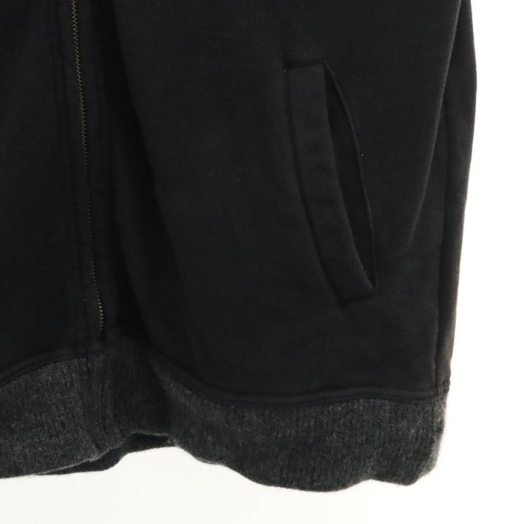 GAIJIN MADE Gestrickte Wechselschichtjacke S Grau Rückseite aufgeraut Herren Gebraucht