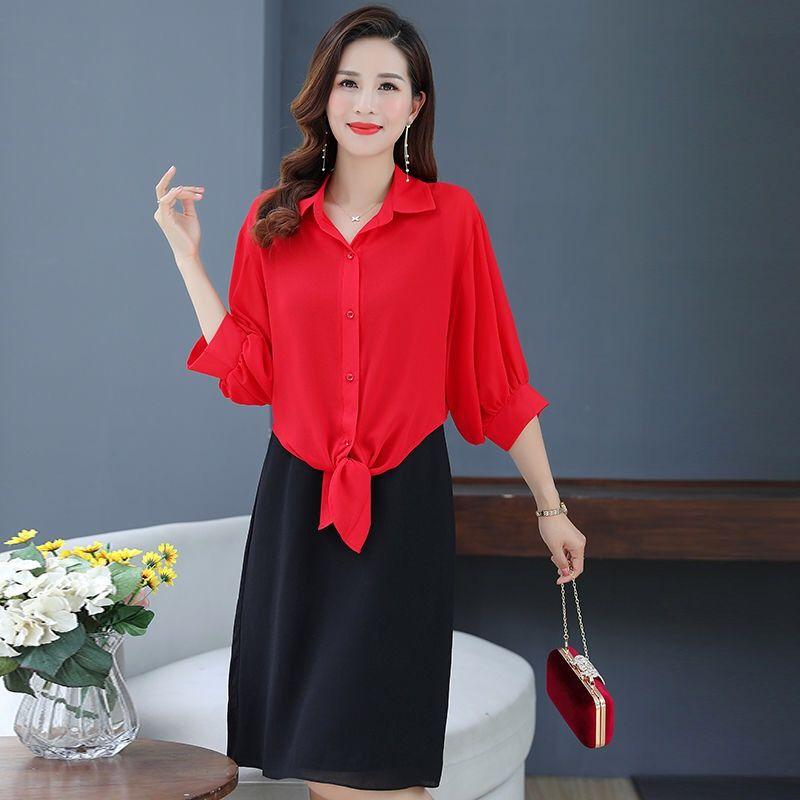 Large Size Female Chiffon Shirt Outside Cardigan Summer Bow Sunscreen Clothes Air Conditioning Shirt Small Shawl Top