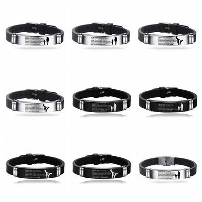Bangle Stainless Steel Inspirational Quote Bracelets Personalized Gifts Bracelet for Son Wristband Encourage Bracelets for Son