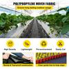 6x300 ft Heavy Duty PP Woven Weed Barrier Landscape Ground Cover 2.4Oz
