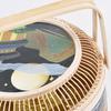 Moon Cake Basket Decorative Large Capacity Hand Made Storage Food Round Colorful