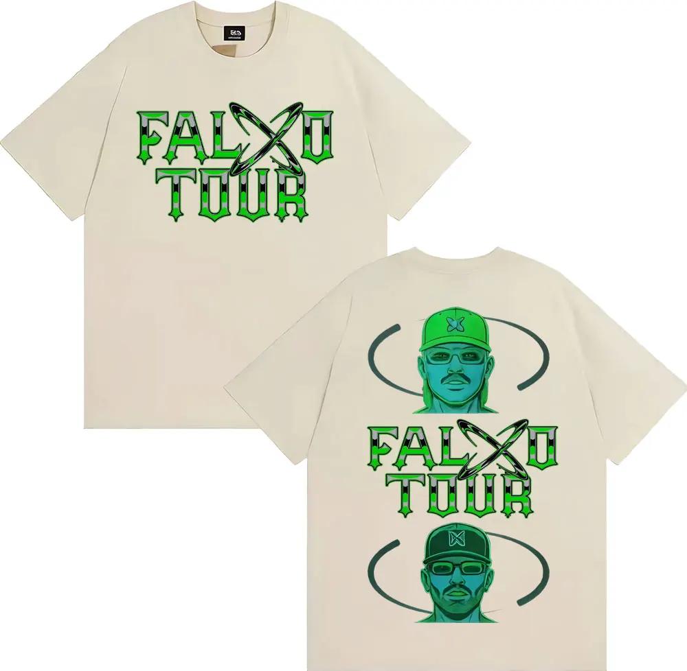 

Rapper Feid Ferxxo Falxo Tour 2026 Graphic Tshirts Unisex Women Fashion Hip Hop Streetwear T Shirt Cotton Casual Oversized Tshirt S