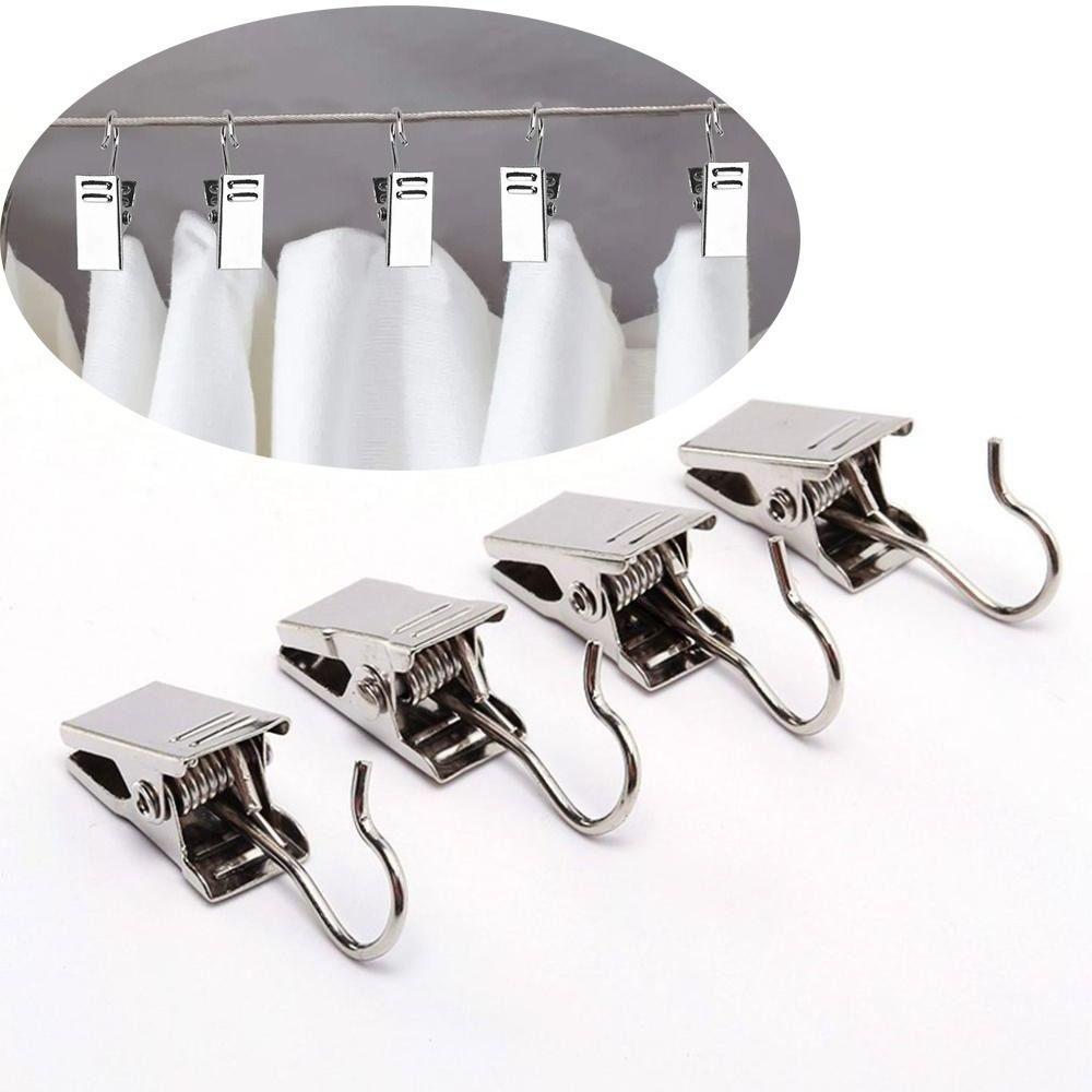 

20 шт. штор фото декор крючок для штор мини клипсы для штор портативные аксессуары для штор