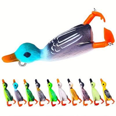 Duck Floating Soft Lure Wobblers Silicone Fishing Lures Artificial Bait Fishing Tackle Bass & Frog Wobblers