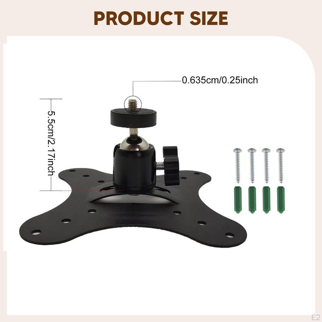 Projector Stand Ceiling Mount Accessories Adjustable Table Holder 360° Rotation for Living Room