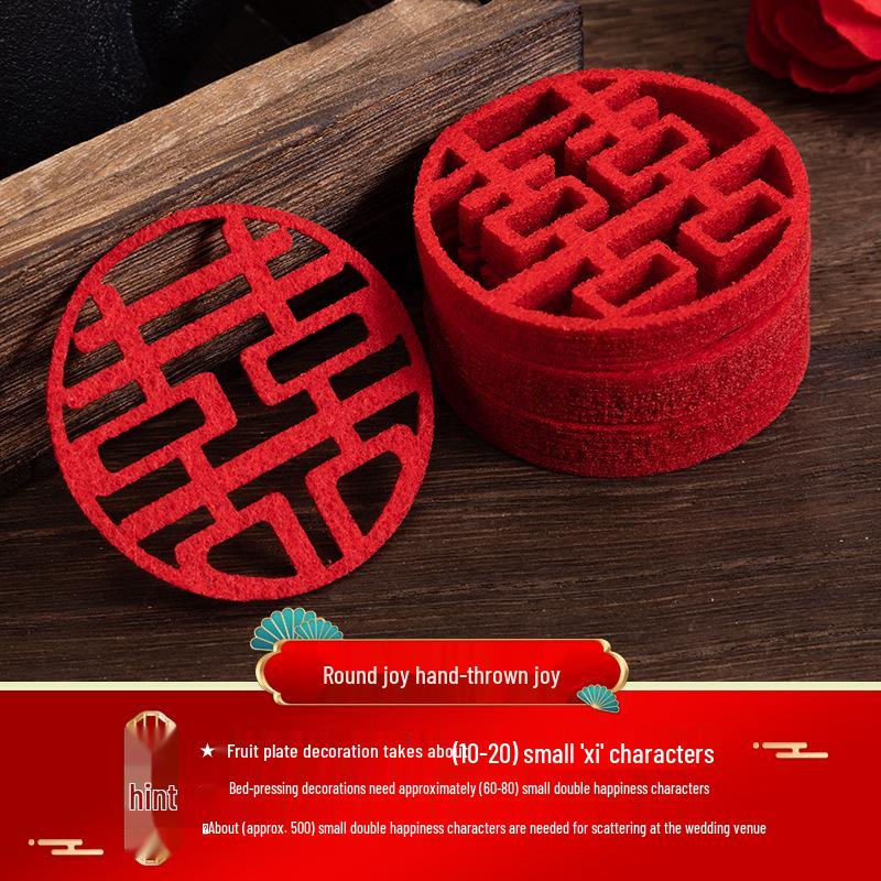 Vliesstoff Doppelglück Hochzeitsdekorationsset