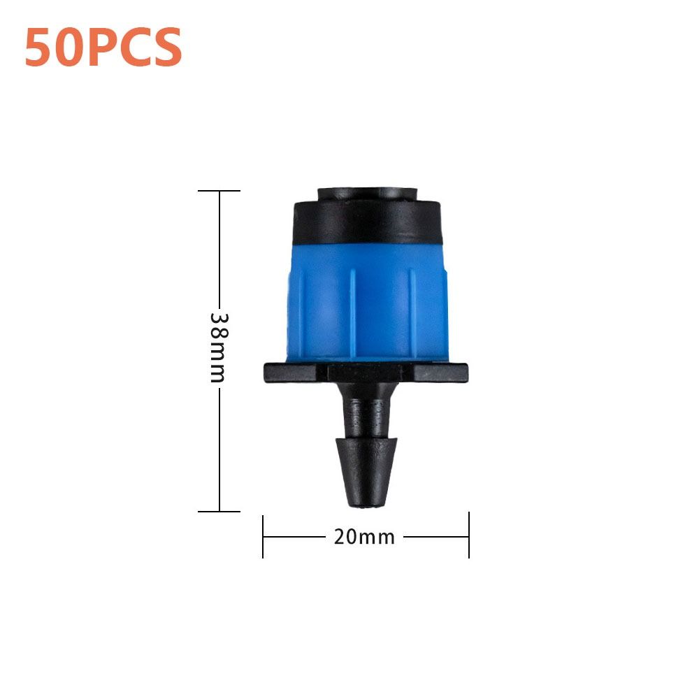 50PCS New 360 Degre Water Dropper Head Garden Watering Adjustable Irrigation Drippers Irrigation Adjustable Sprinkler Flow Head