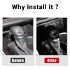 For Toyota Harrier Venza XU80      2024 Hybrid ABS Car Gear Shift Knob Head Cover Trim Sticker Non Slip Case