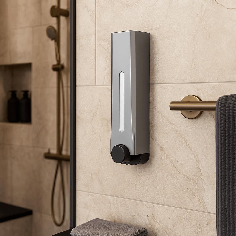 Magnetic Shower Gel Dispenser Touchless Wall Mount Dispenser Hand Sanitizer Holder  Shower