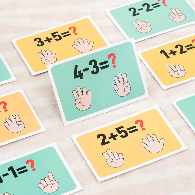 Children's Early Education Large Particles Building Block Numbers Alphabet Cognition Mathematical Operation Kindergarten Busy Educational Table Toys