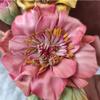 Personalisierter Echtleder Handgefertigter Blumen Taschenanhänger Kundenspezifische Geschenke für Mutter Valentinstagsgeschenke