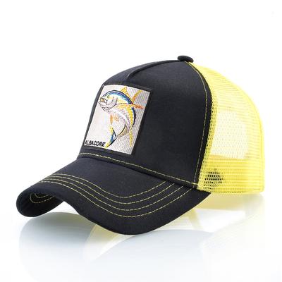 Baseballkeps i nät med andningsförmåga Dammode Truckerkepsar med Albacore Patch Hip Hop Baseballhatt för män Snapback Bone Casquette