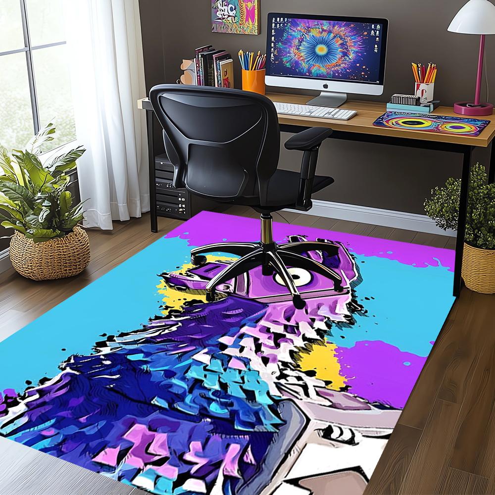 Fortnite Printed Carpet, Rug for Office Chair Living Room Bedroom Kitchen Room Decor Gifts.
