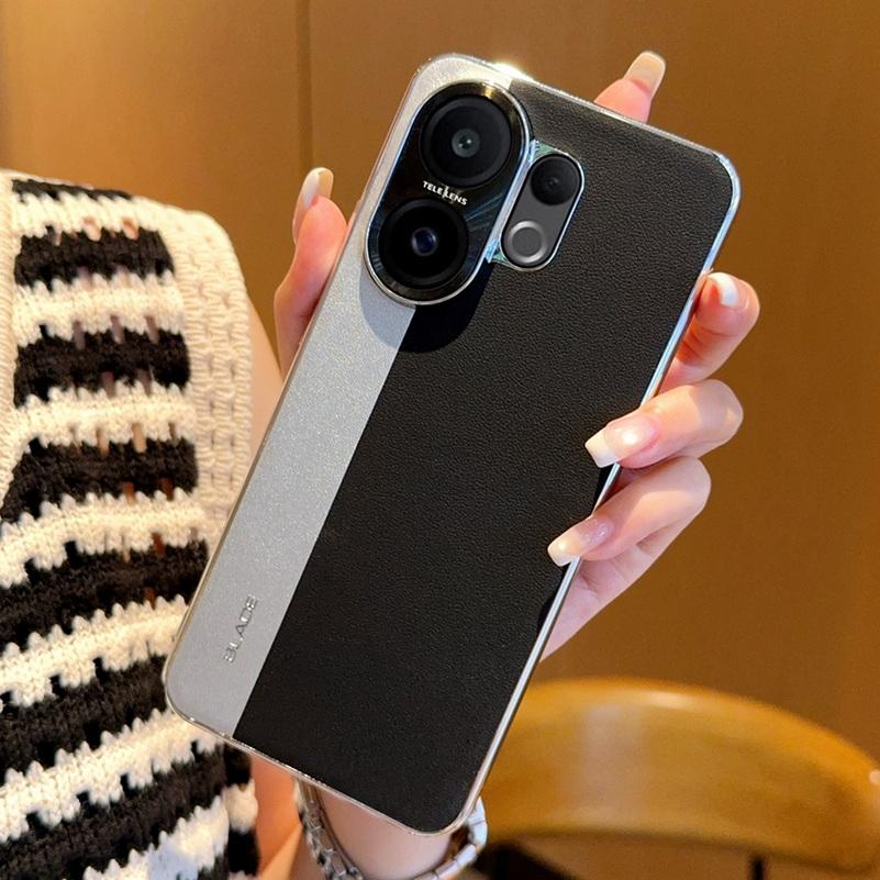 Double-color Plated Silver Edges Lens Raised Protective Lens Case For VIVO X200 FE X200 Ultra X200s x200 pro x100 Slim Cover