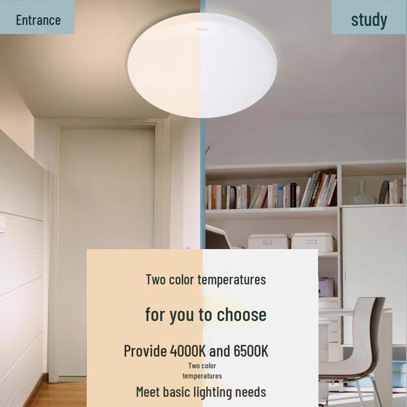 Philips Ruoxin Series Modern Minimalist Round LED Ceiling Light