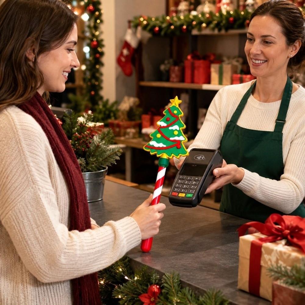 Creative Christmas Payment Magic Wand Portable Contactless Payment Sleeve Xmas