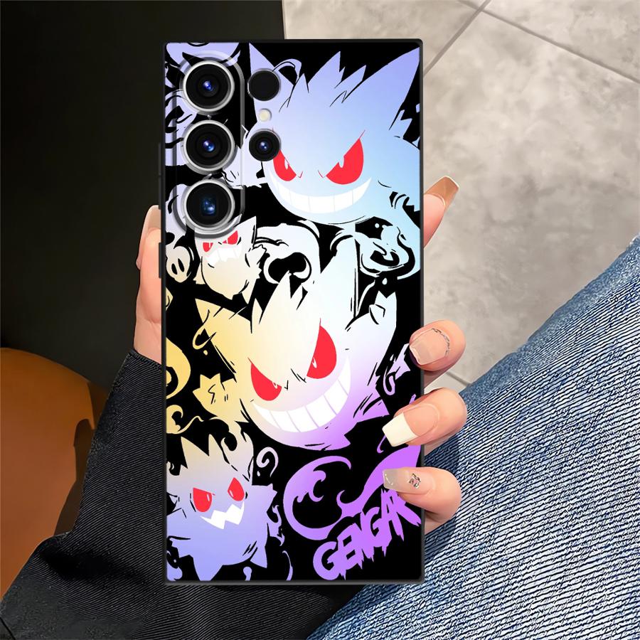 Funda Phone Cover Case for Samsung Galaxy S26 S21 FE S23 S24 Plus Note 20 Ultra 8 9 10 S25 Ultra S20 S10 S9 Cool Gengar Pokemon