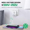 Multifunctional US to European/UK/IT/for CH Travel Plug Adapter with 2 USB 3 in