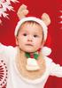 Clearstone Cosplay Christmas Reindeer Bib Set, Baby, Brown