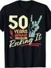NEW POPULAR! 50th Birthday Funny 'n'Roll Birthday 50 Years Tee T Shirt S 3XLYout