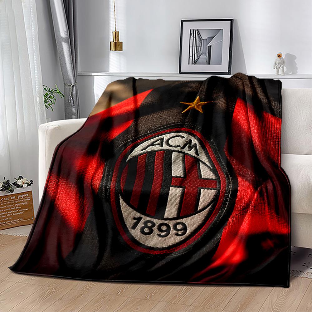 Ac Milan Blanket Soft Warm Cozy Suitable For Livingroom Chair Couch For All Seasons Modern Birthday Christmas Gift Blanket