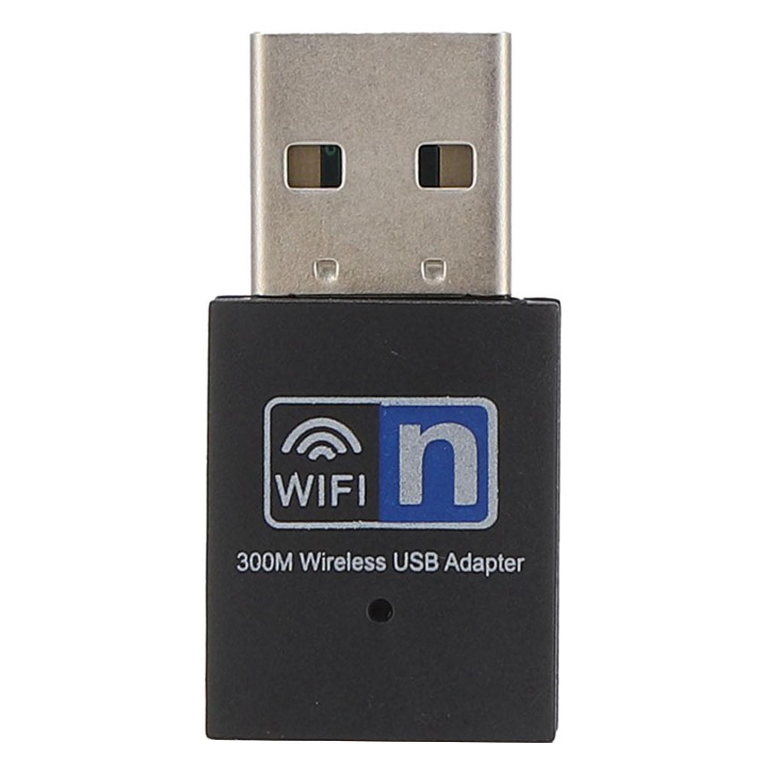 

USB-адаптер 300M WIFI Бездротовий приймач Зовнішній міні-адаптер NetCard для ноутбуків